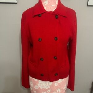 J. Crew Women's Vibrant Red sweater
